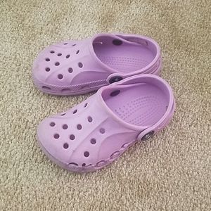 Purple crocs